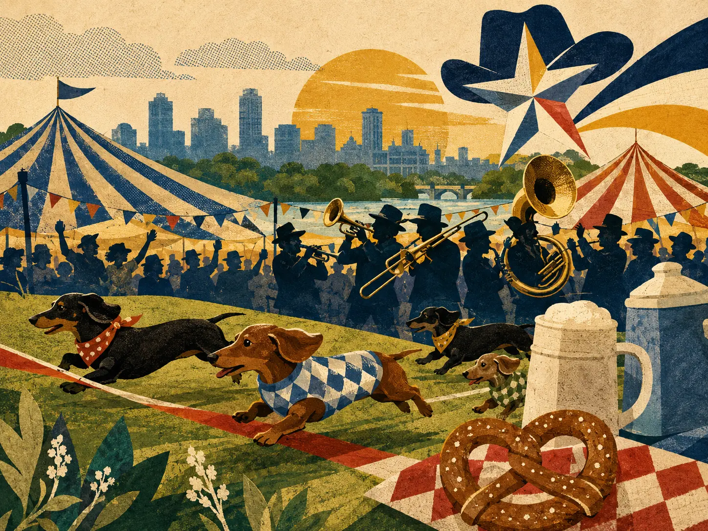 Fort Worth Oktoberfest: три дня музыки, пива и такс
