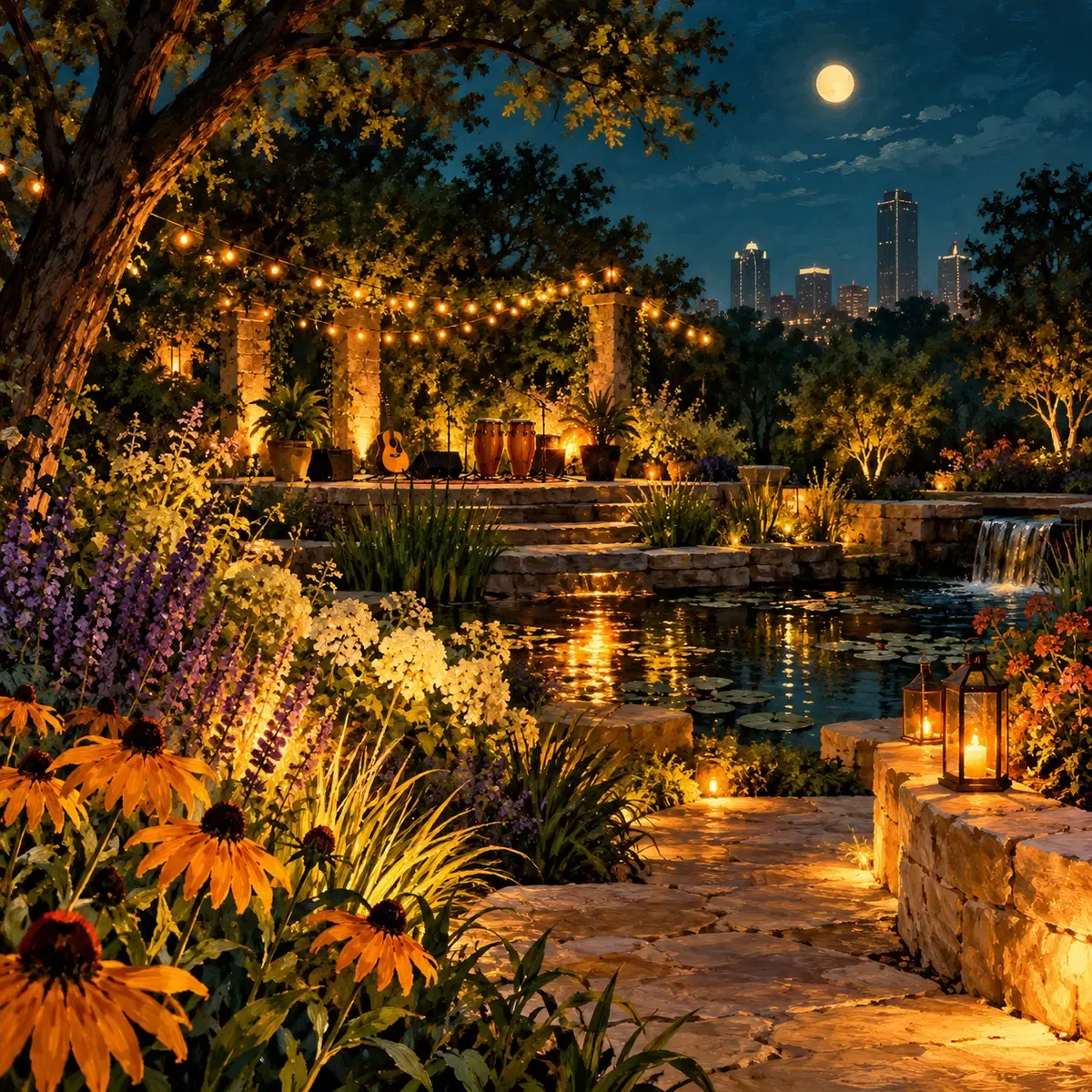 Blooms & Beats: an evening with Joseph Neville in the Botanic Garden