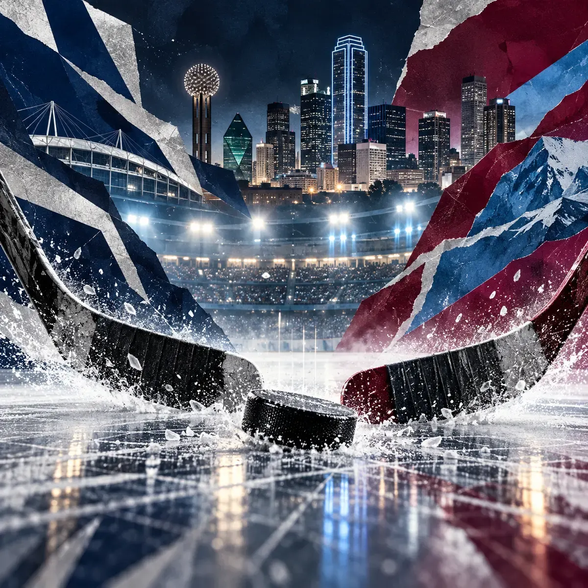 Dallas Stars против Colorado Avalanche: домашний матч в AAC