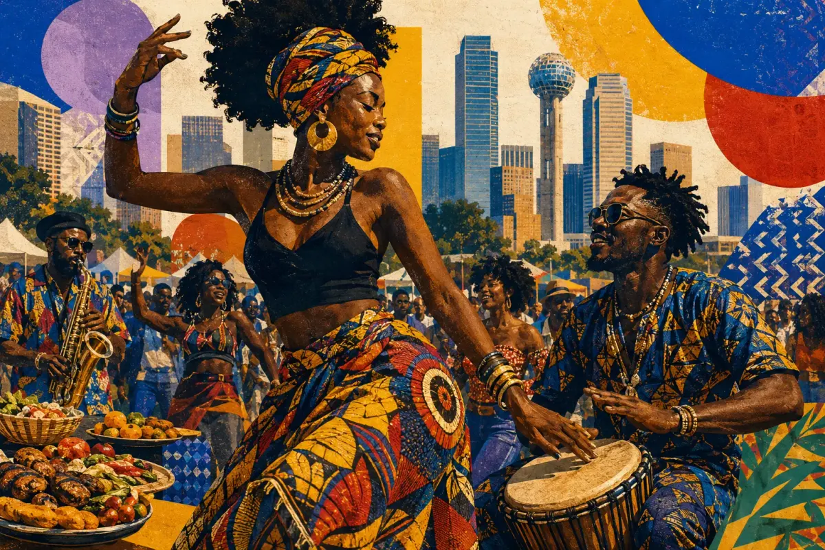 AFRIMMA: один день афробита, моды и еды в центре Далласа
