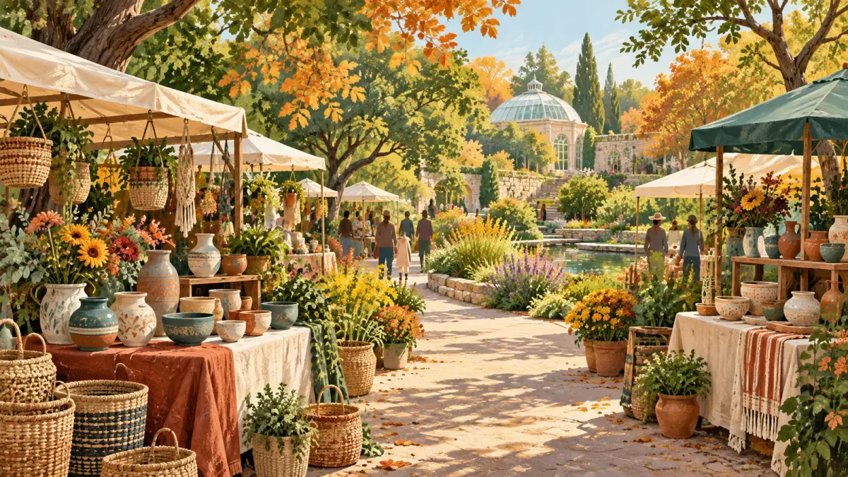 Mariposa Market: мастера, музыка и семейный день в ботаническом саду
