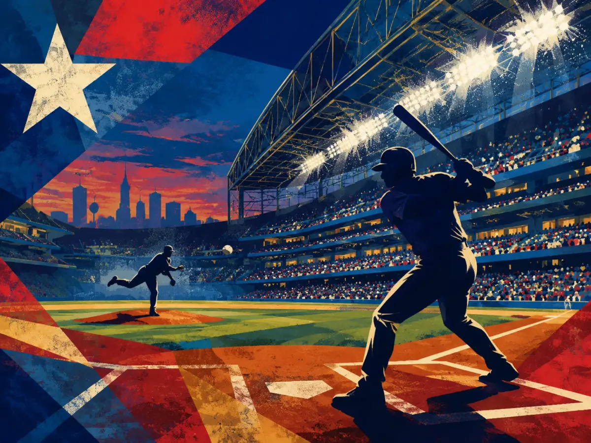 Texas Rangers против Athletics: вечерний бейсбол в Арлингтоне