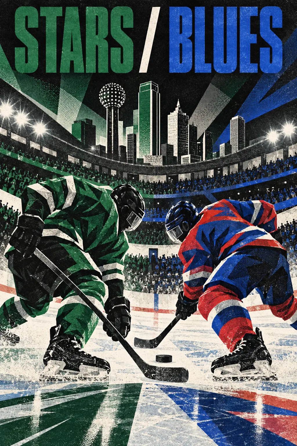 Dallas Stars против St. Louis Blues: домашнее открытие сезона